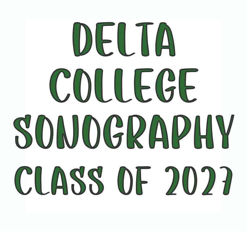Delta College Sonography Class of 2027 - Winter